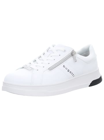 Bugatti Sportlicher Schnürschuh in weiss