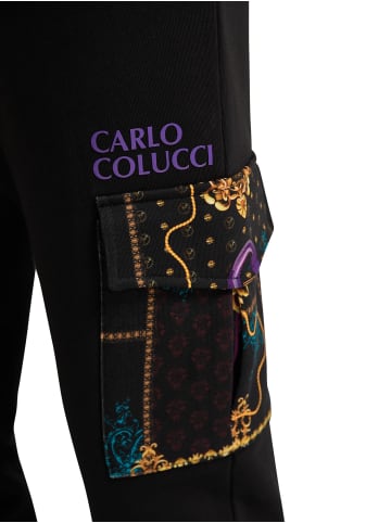 Carlo Colucci Sweathose Concolino in Schwarz