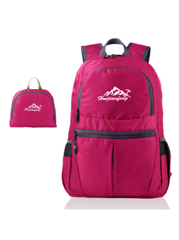 Intirilife Faltbarer Rucksack - 36L in Pink