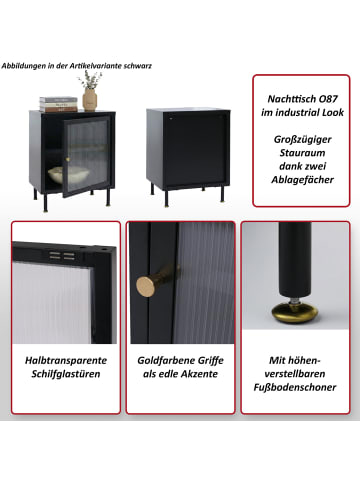 MCW Nachttisch O87, Weiß