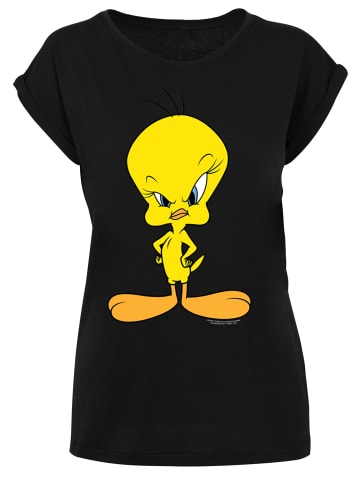 F4NT4STIC T-Shirt Looney Tunes Angry Tweety in schwarz