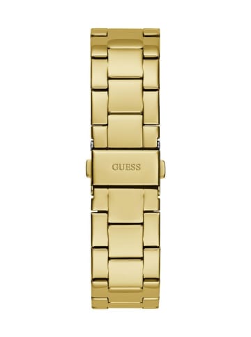 Guess Damen-Armbanduhr Cubed Goldfarben