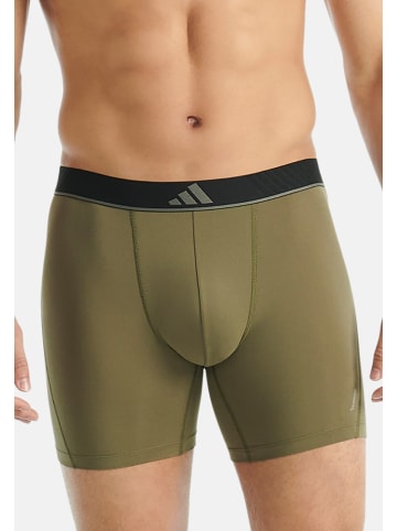 Adidas Sportswear Long Short / Pant Active Micro Flex Eco in Schwarz / grün / blau