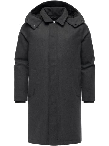 ragwear Wintermantel Isaq Felt YOUMODO in Dark Grey