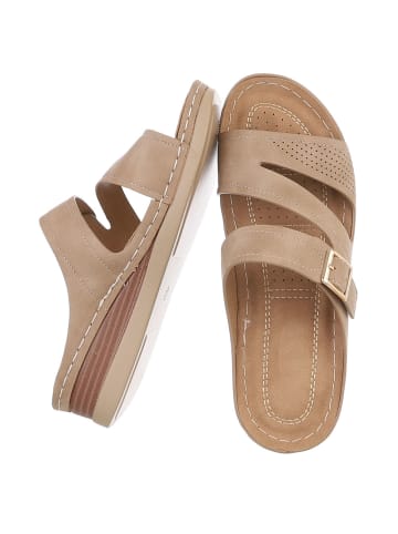 Ital-Design Sandale & Sandalette in Hellbraun