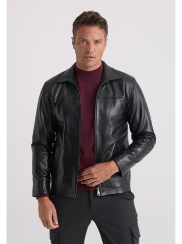 Felix Hardy Lederjacke in Schwarz
