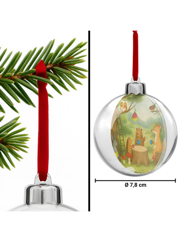 Mr. & Mrs. Panda christbaumkugel Waldtiere Picknick Design ohne ... in Weiß