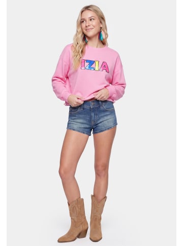 IZIA Women Sweatshirt in Pink