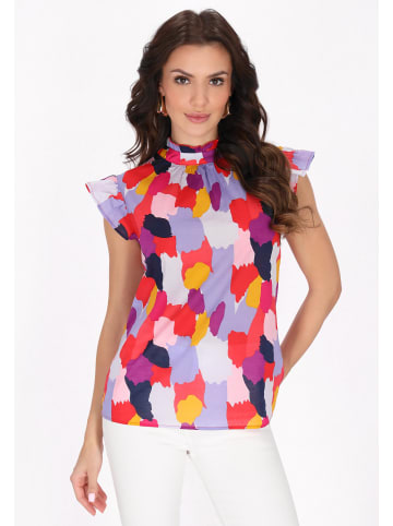 faina Blouse in multicolor purple