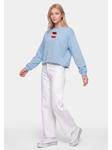 myMo Women Sweatshirt in Light Blue