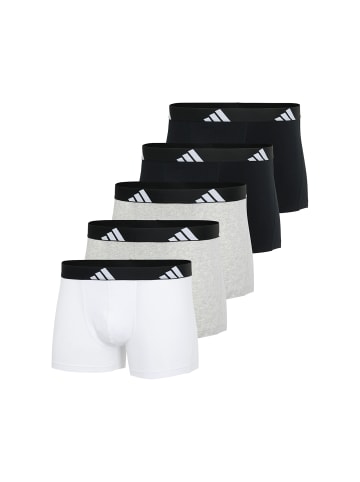 adidas Boxershorts BOXER TRUNK 5P in Greymix 3399