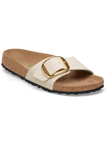 Birkenstock Sandale Madrid Big Buckle Rivet Logo Textil in natur