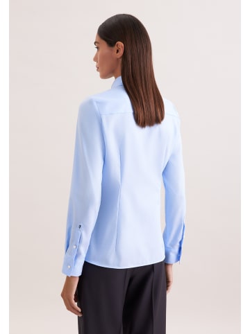 Seidensticker Klassische Bluse Regular in Mittelblau