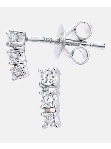 Diamant L'éternel Ohrstecker aus 750 Weißgold mit Diamant