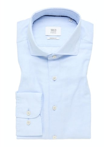 Eterna Langarmhemd in himmelblau
