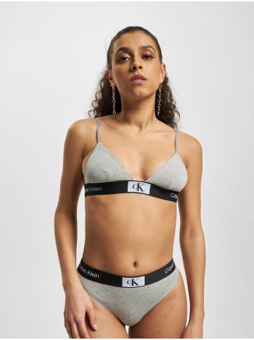 CALVIN KLEIN UNDERWEAR CALVIN KLEIN UNDERWEAR Damen Calvin Klein Underwear Unlined Triangle Bralette in grey heather