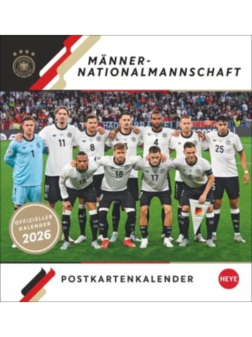 Heye Kalender Kalender - DFB Männer Postkartenkalender 2026