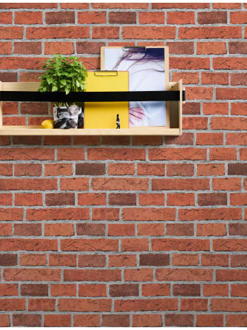 A.S. Création Tapete Classic Brick in Rot