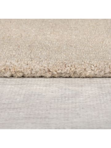 KADIMA DESIGN Eleganter Wohnzimmer-Teppich aus 100% Wolle in Grün-Blau