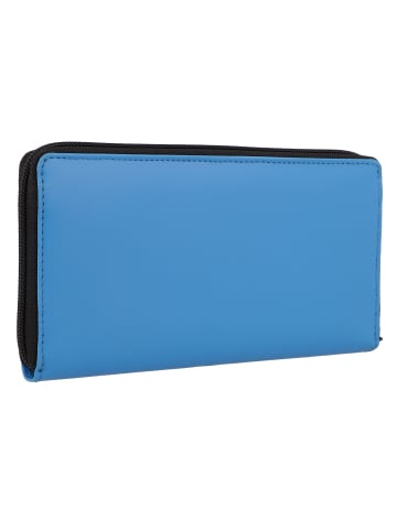 Greenburry Upcycled Tarpaulin Geldbörse 19 cm in space blue