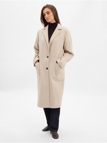 Marie Lund Mantel Alessa in beige - 0002