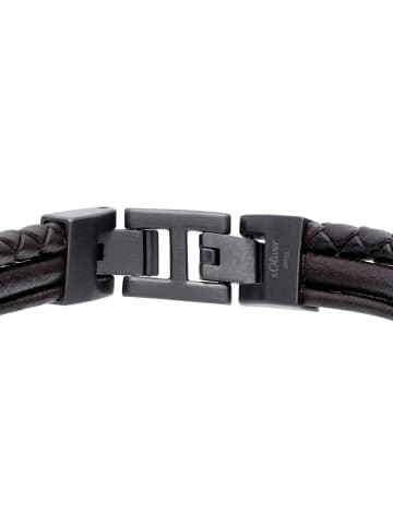 s.Oliver Armband Essential Leather in braun