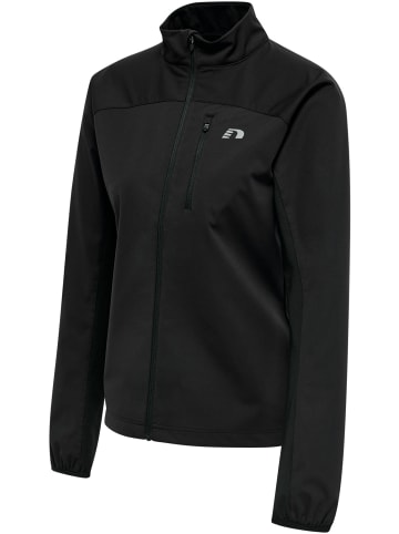 Newline Reißverschluss Jacke Reflektierend Logo Women Core Damen in BLACK