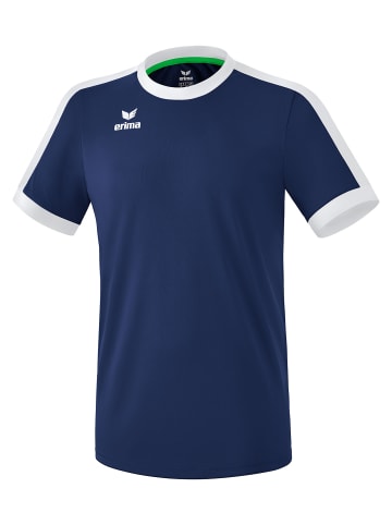 erima Unisex Erwachsene, Erwachsene Retro Star Trikot in new navy/weiss