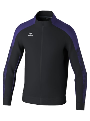 erima Unisex Erwachsene Trainingsjacke in schwarz/ultra violet