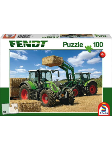 Schmidt Spiele Fendt 724 Vario, Fendt 716 Vario mit Frontlader Cargo (Kinderpuzzle)