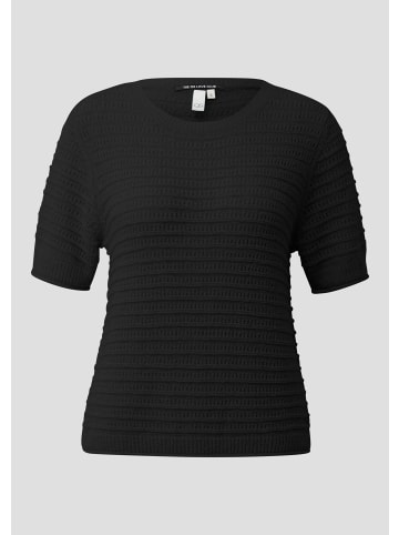 QS Strickpullover in 9999_schwarz