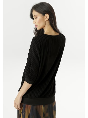 Aniston SELECTED Fledermausshirt in schwarz