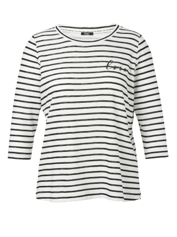 FRAPP  Shirt in black / offwhite