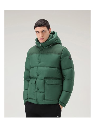 Woolrich Sierra Mikrofaserjacke in Grün