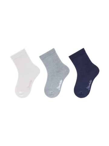 Sterntaler Socken 3er-Pack uni in lichtgrau