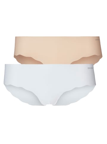 Skiny 2er Pack Panty in white-beige