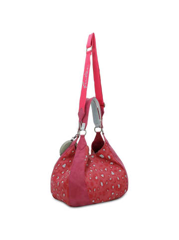 Fritzi aus Preußen Izzy Woo Canvas Schultertasche 32 cm in leo pink