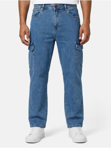 Tazzio Cargo Jeans "A112" - Regular Fit - in Blau