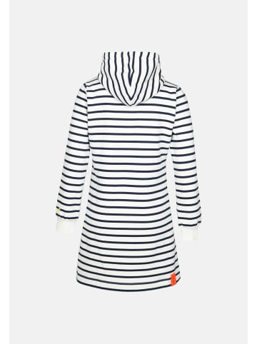 Salzhaut Knielanges Kleid (Midi) AUST in Navy Offwhite