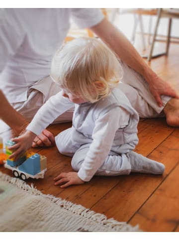 TupTam Baby Ganzjahresschlafsack mit Beinen 2,5 Tog in grau Modell 4