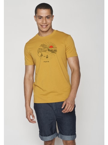 GreenBomb T-Shirt Nature Simple in Ocker