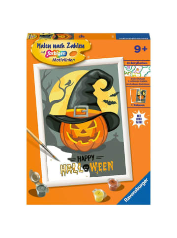 Ravensburger Malprodukte Happy Halloween Malen nach Zahlen Kinder 9-99 Jahre in bunt