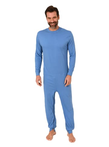 NORMANN Pflegeoverall langarm Reißverschluss Rücken und Bein - 88567 in hellblau