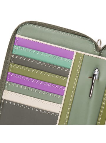 MYWALIT Geldbörse Leder 11 cm in orchid