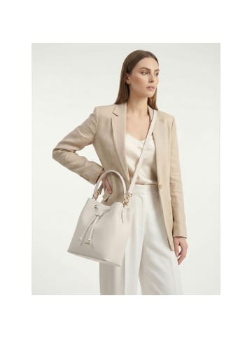 Lazarotti Bologna Leather Crossbody Beuteltasche Leder 25 cm in cream