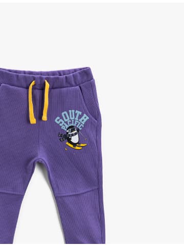 KOTON Sweat Bottoms in Lila