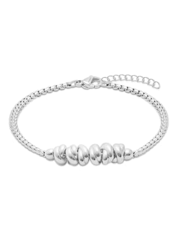 s.Oliver Armband mit Knoten-Details in silber