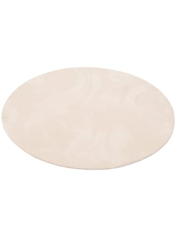 Pergamon Fellteppich Super Soft Pearl Rund in Creme