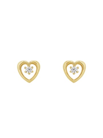 Amor Ohrstecker Gold 375/9 ct in Gold
