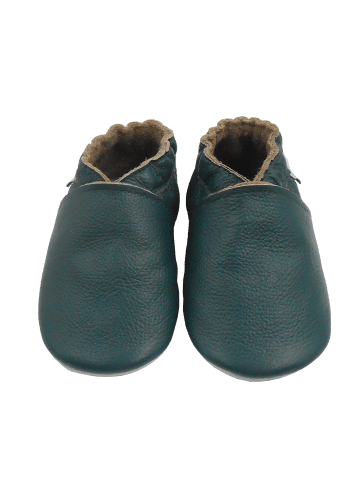 Bemesu Baby Krabbelschuhe aus Leder, weiche Lauflernschuhe mit rutschfester Sohle